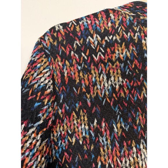 Susan Graver XLP Petite Liquid Knit Open Front Cardigan Duster Office Career - Picture 8 of 12